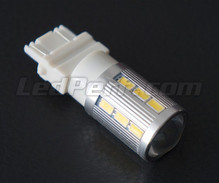 P27/7W magnifier bulb with 21 leds High-Power SG + Lens - white - 3157 Base