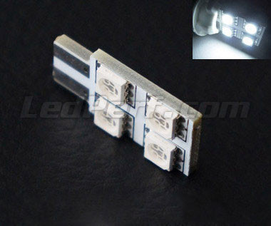 T10 Rotation LED with 4 leds HP - Side lighting - White - W5W