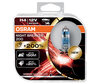 Pack of 2 H4 OSRAM Night Breaker® 200 bulbs - 64193NB200-HCB