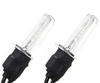 Pack of 2 H3 6000K 55W Xenon HID replacement bulbs